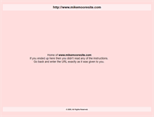 Tablet Screenshot of mikemooresite.com
